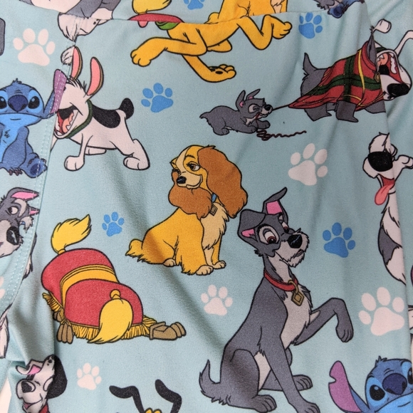 Disney Parks Soft Disney Dogs Leggings Size Small - Picture 4 of 5